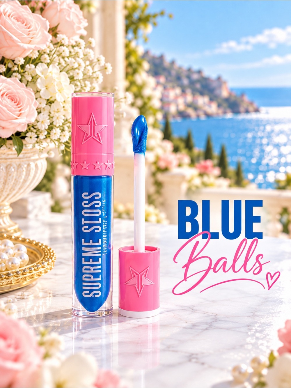 Jeffree Star Supreme Gloss in Blue Balls NIB